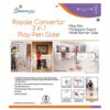 Dreambaby Royale Converta 3-in-1 Playpen and Gate Barrier