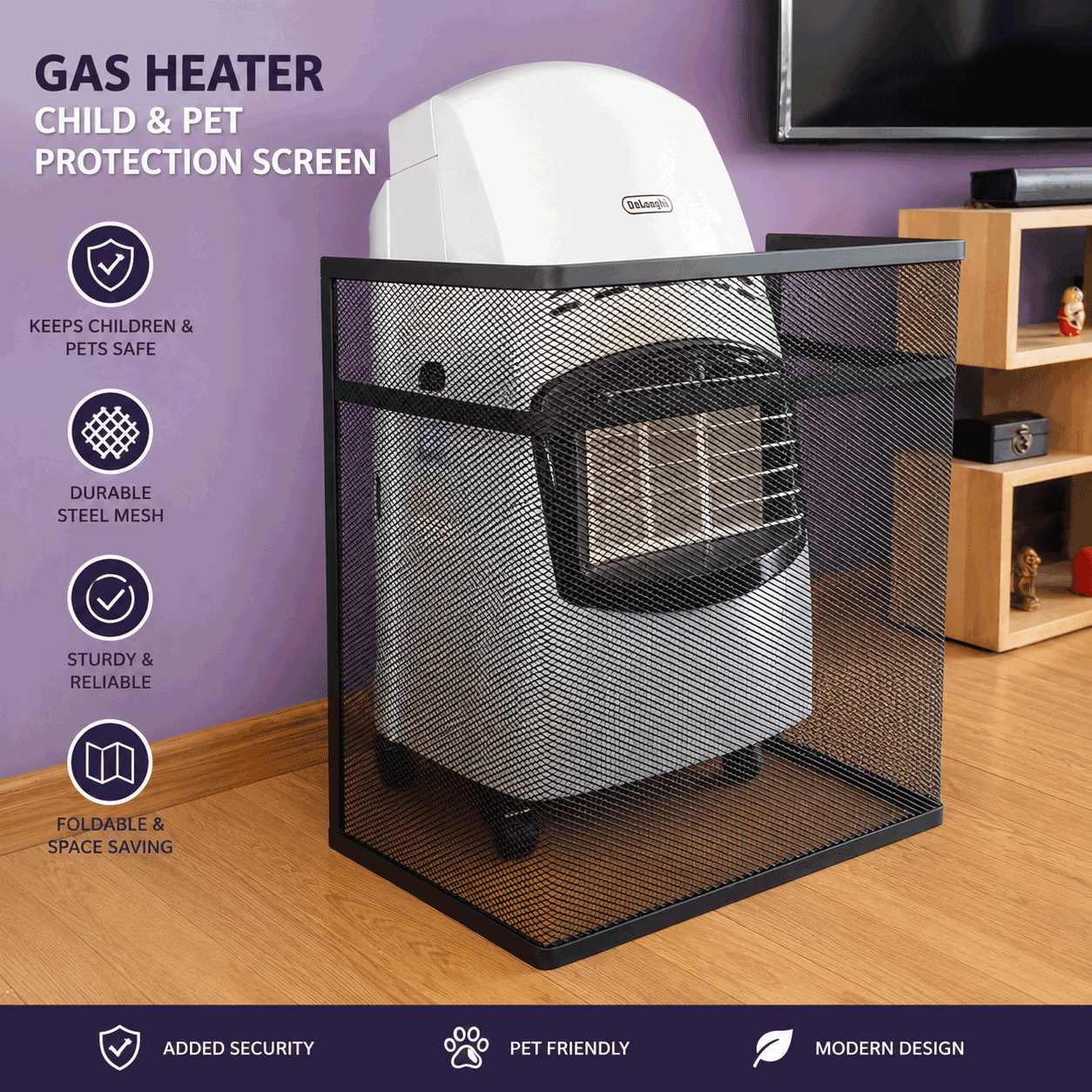 gas-heater-child-pet-protection-screen-south-africa-delongi-gas-heater