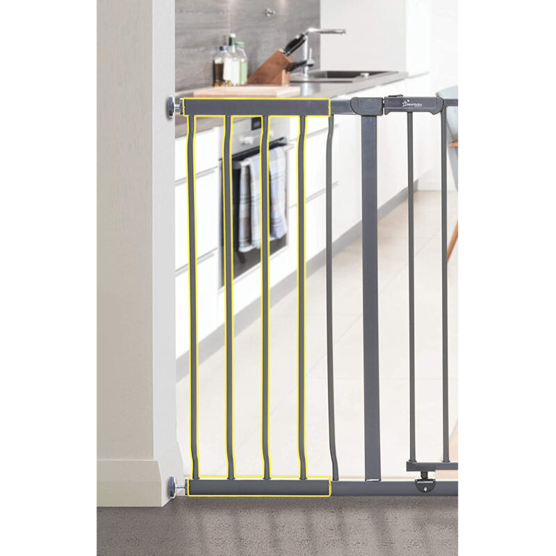 dreambaby-ava-27cm-baby-gate-extension-charcoal-black-dark-grey-shop-sa