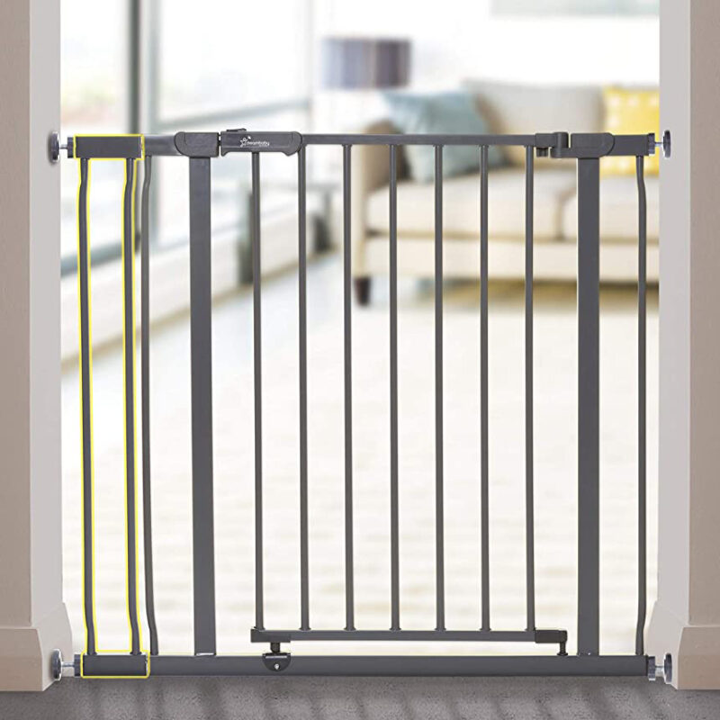 dreambaby-ava-9cm-baby-gate-extension-charcoal-black-dark-grey-shop-online-south-africa