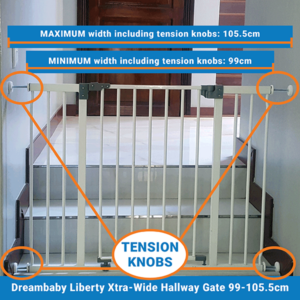 dreambaby-xtra-wide-hallway-gate-size-with-tension-knobs-99-105,5cm