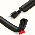 silicone-rubber-trunking-for-cords-black