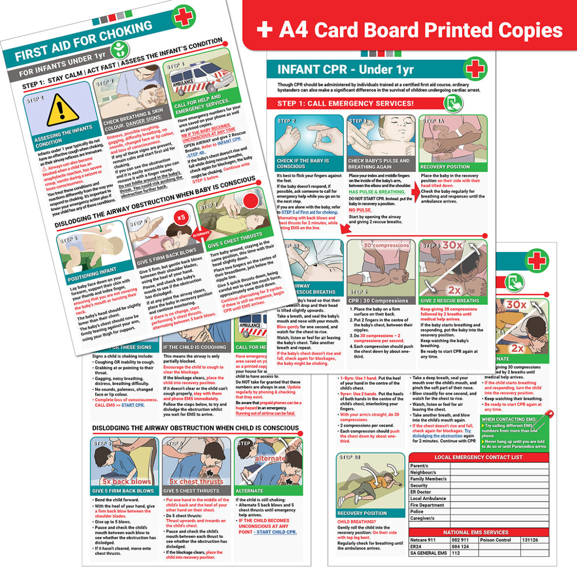 Family First Aid Kit - 300+ Piece | Fully Stocked for Kids & Parents