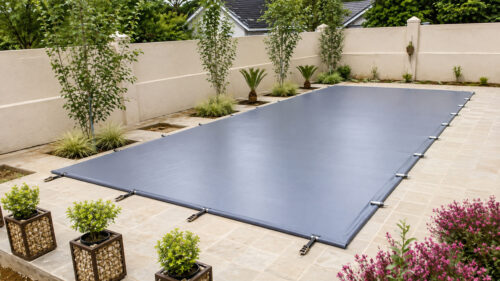 PVC Cover with Aluminium Poles