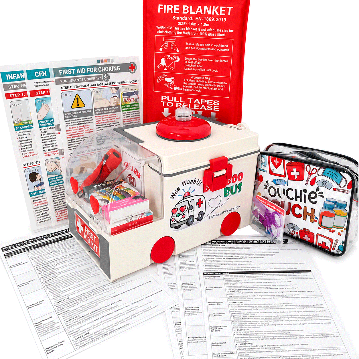 Mr.children bank band bvd セット Wee-Waah BOO BOO BUS First Aid Kit - 300+ Piece | South Africa