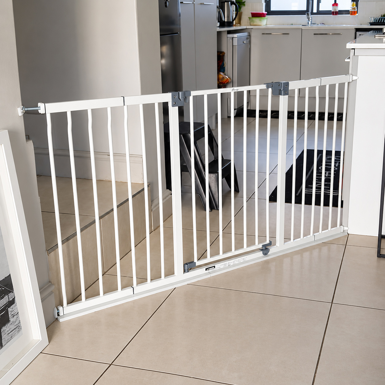 baby-gate-installed-at-an-angle