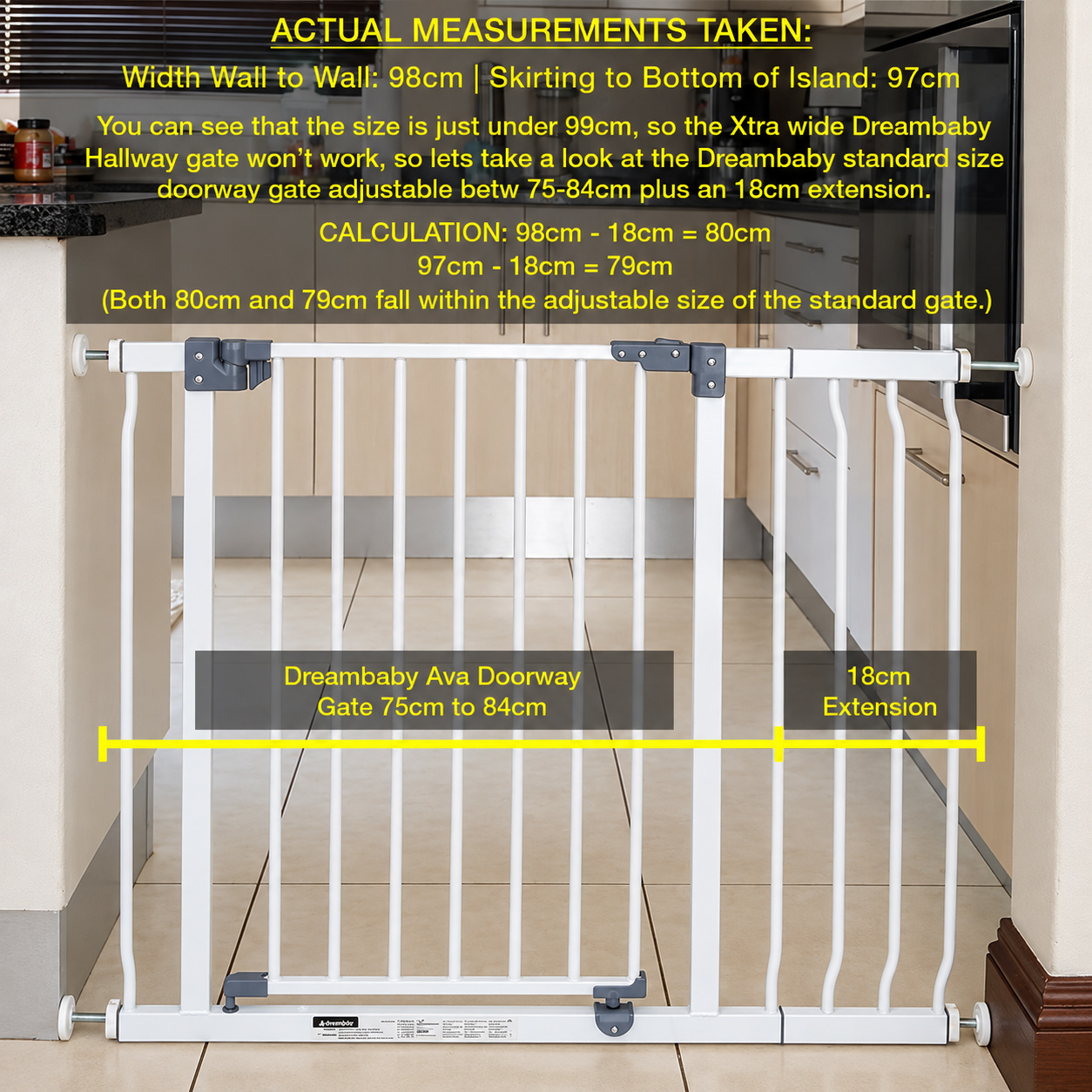 dreambaby-ava-standard-gate-plus-18cm-extension