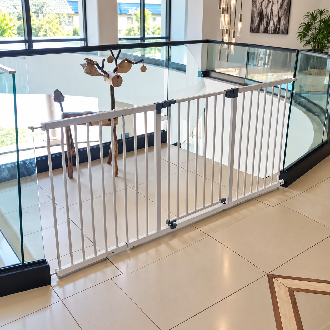 baby-gates-mounted-to-glass-balustrades--on-both-sides-installation