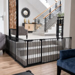 dreambaby-discovery-6-panel-3.75-meter-barrier-gate-colour-black-l-shape-configuration