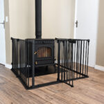 dreambaby-discovery-6-panel-playpen-colour-black-childproof-extra-large-fireplace-barrier